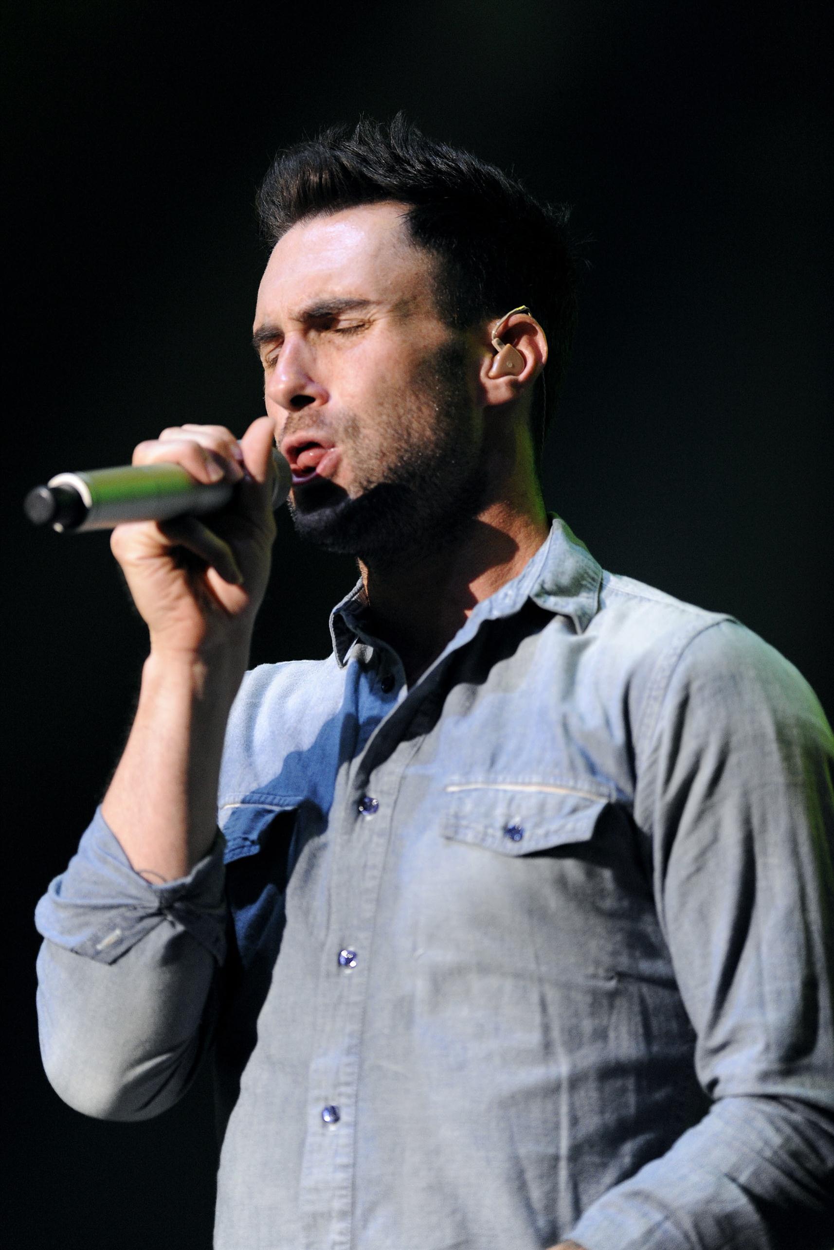 Adam Levine of Maroon 5 performs live at the 'Molson' pictures | Picture 63574